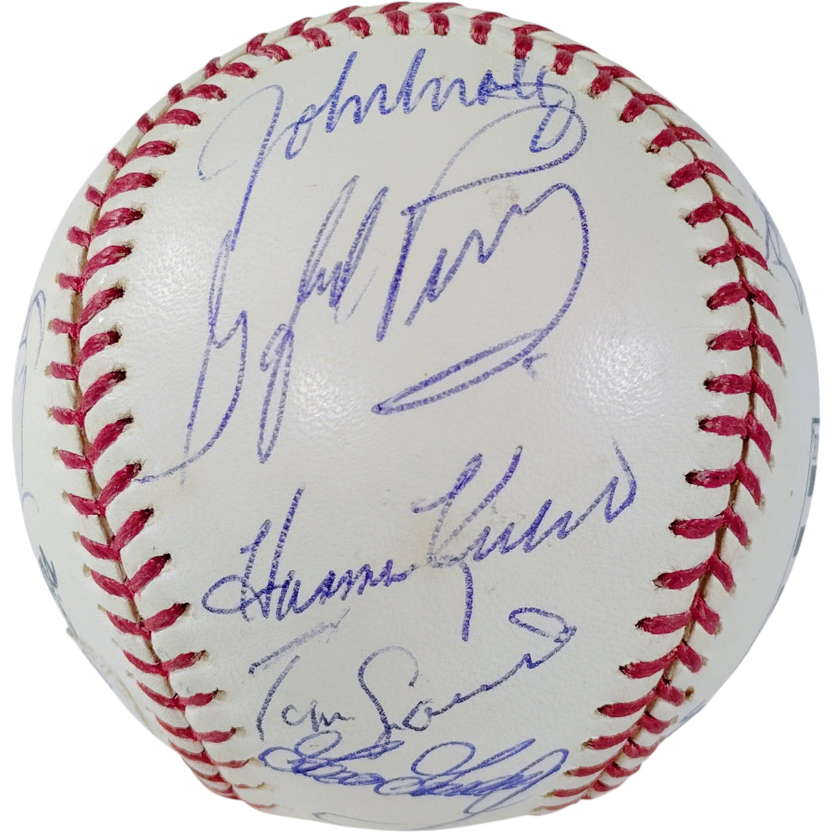 Baseball Hall Of Fame Multi Autographed Signed Beckett BAS