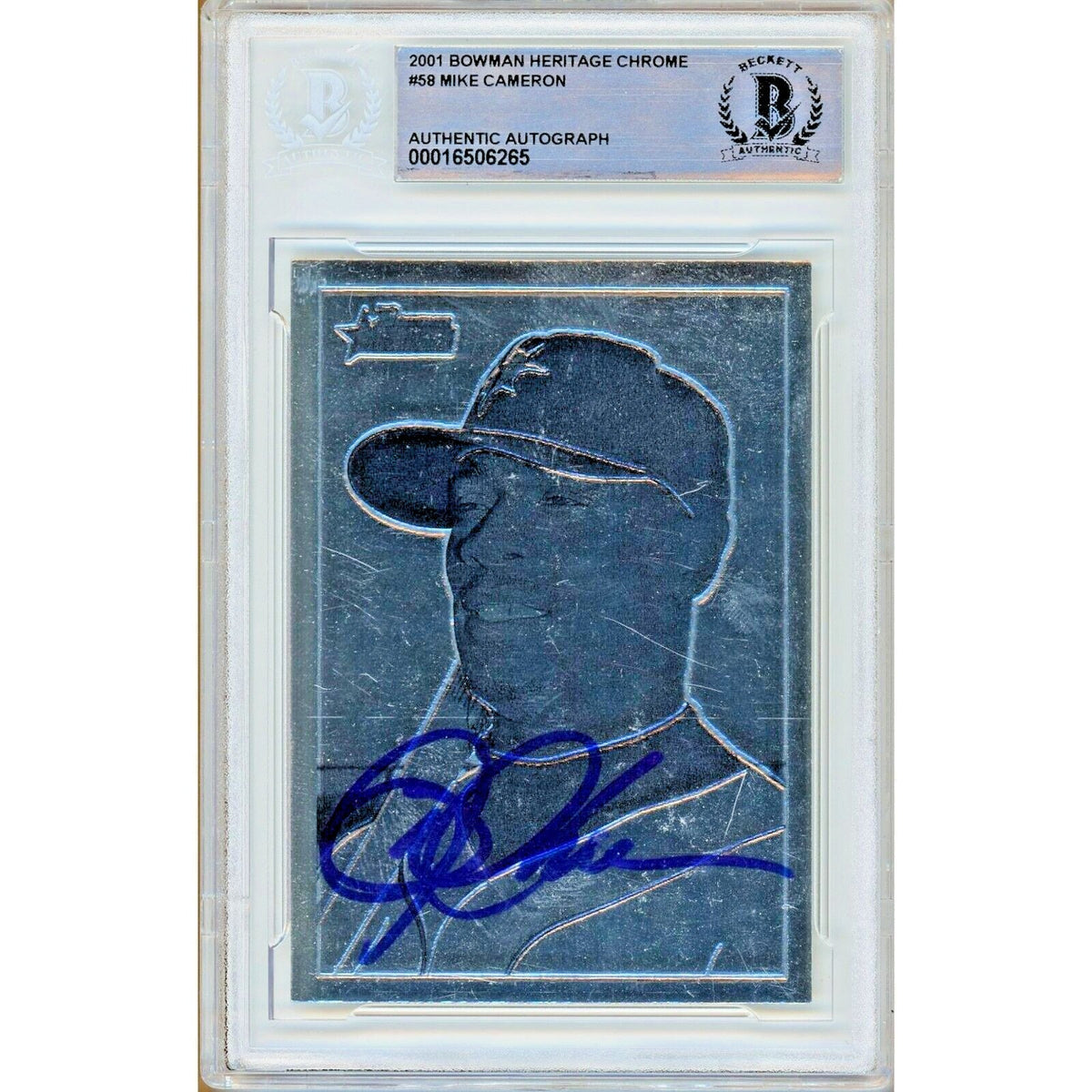 Mike Cameron Seattle Mariners Signed Autographed Trading Card Beckett BAS