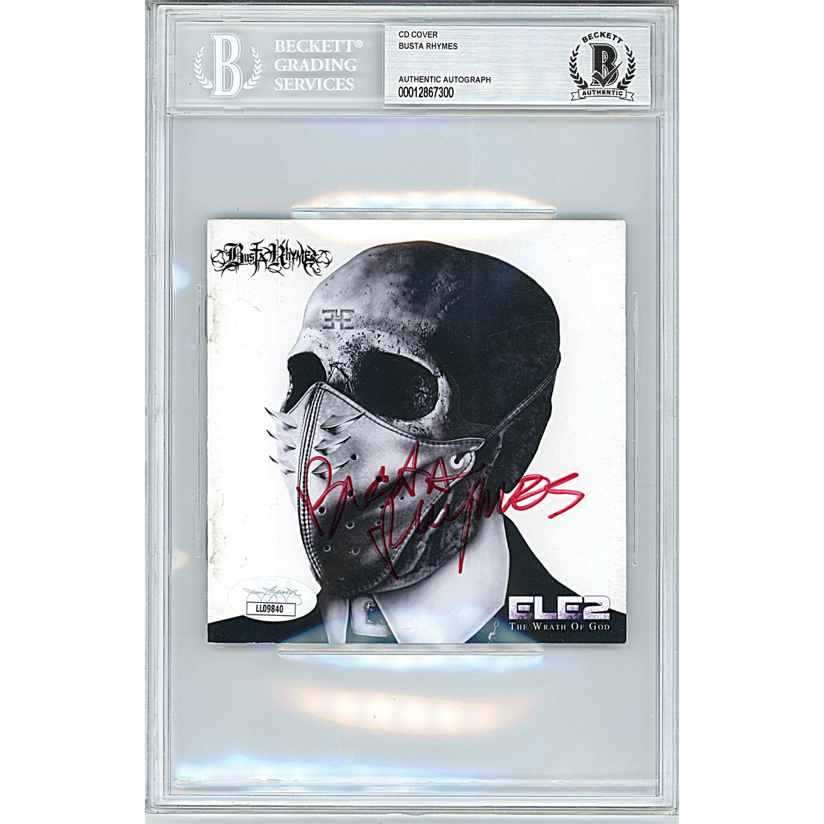 Busta Rhymes Autographed Ele Photo JSA