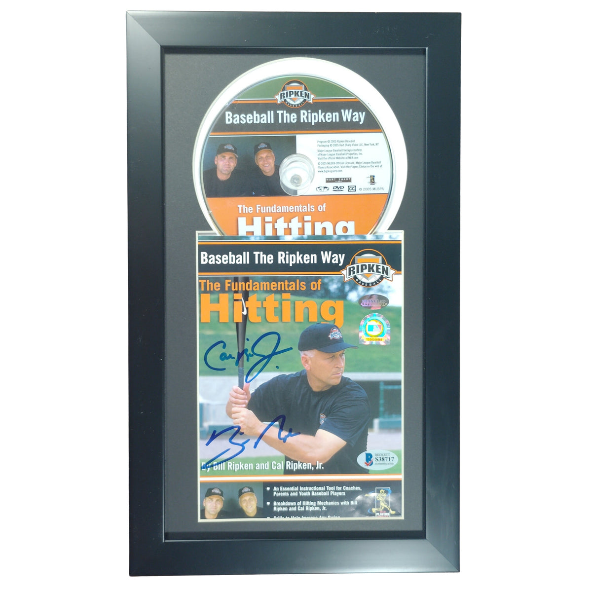 Cal Ripken Jr And Billy Autographed Baseball Beckett BAS
