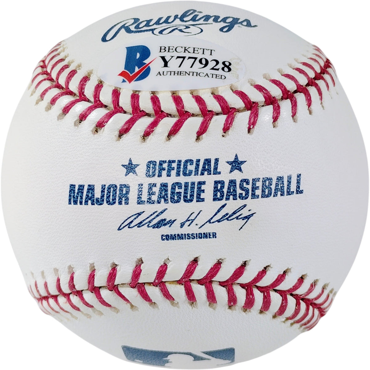 Dave Stewart Oakland Athletics Autographed Auto Baseball Beckett BAS