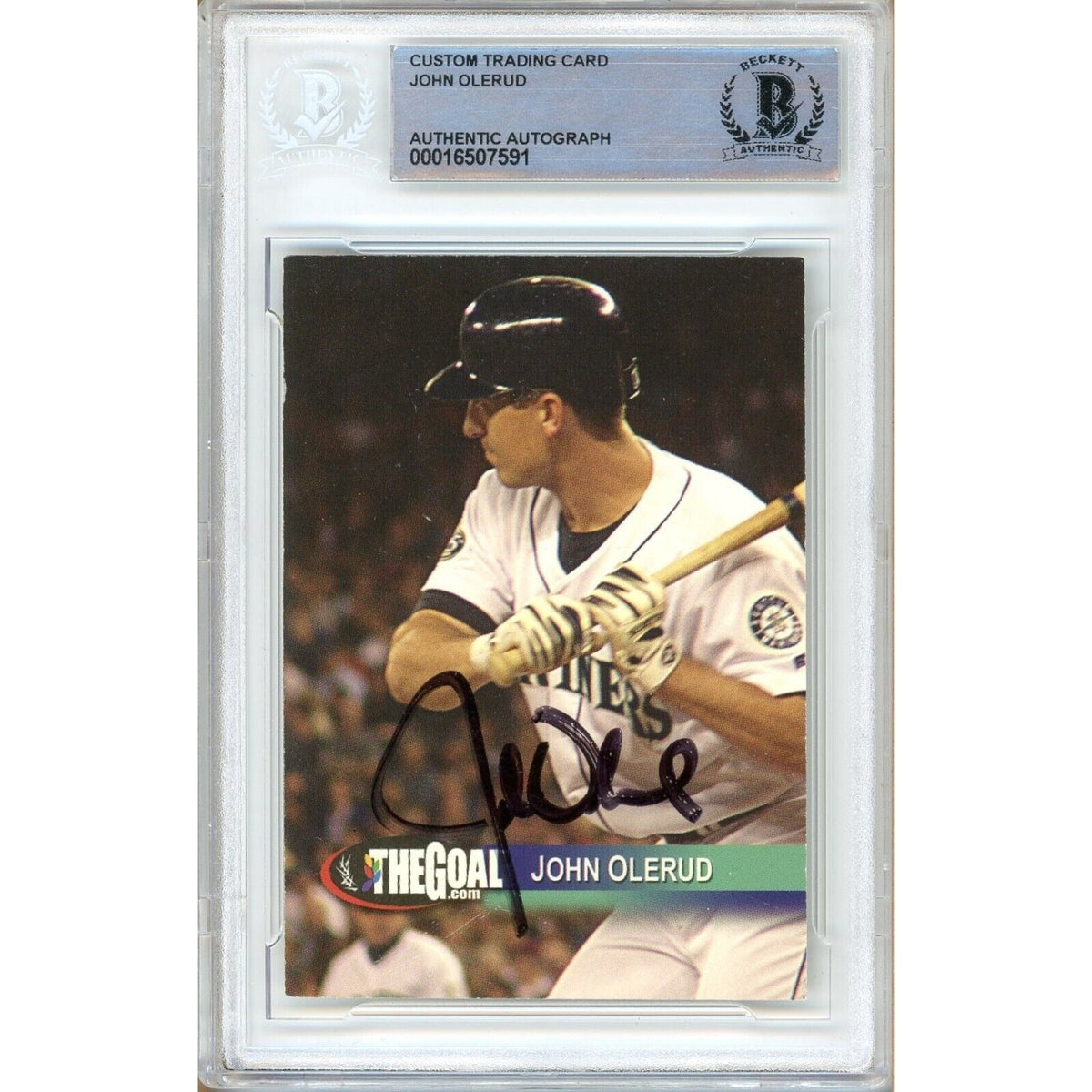 John Olerud Seattle Mariners Autographed Trading Card Beckett BAS