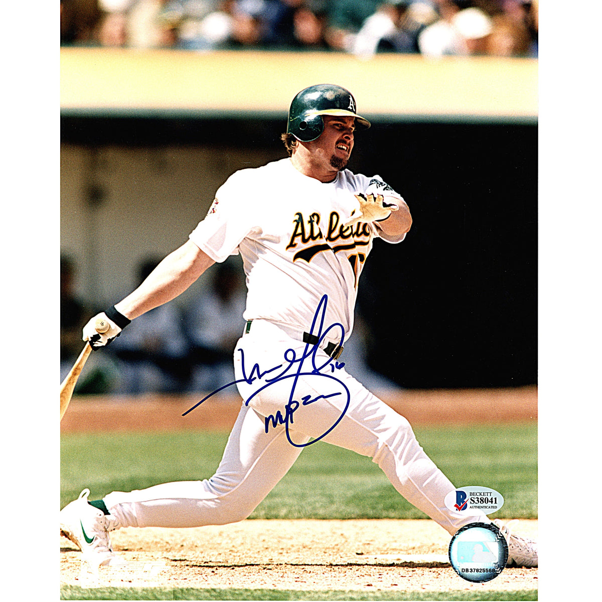 Jason Giambi Oakland Athletics Autographed Signed Trading Card Beckett BAS