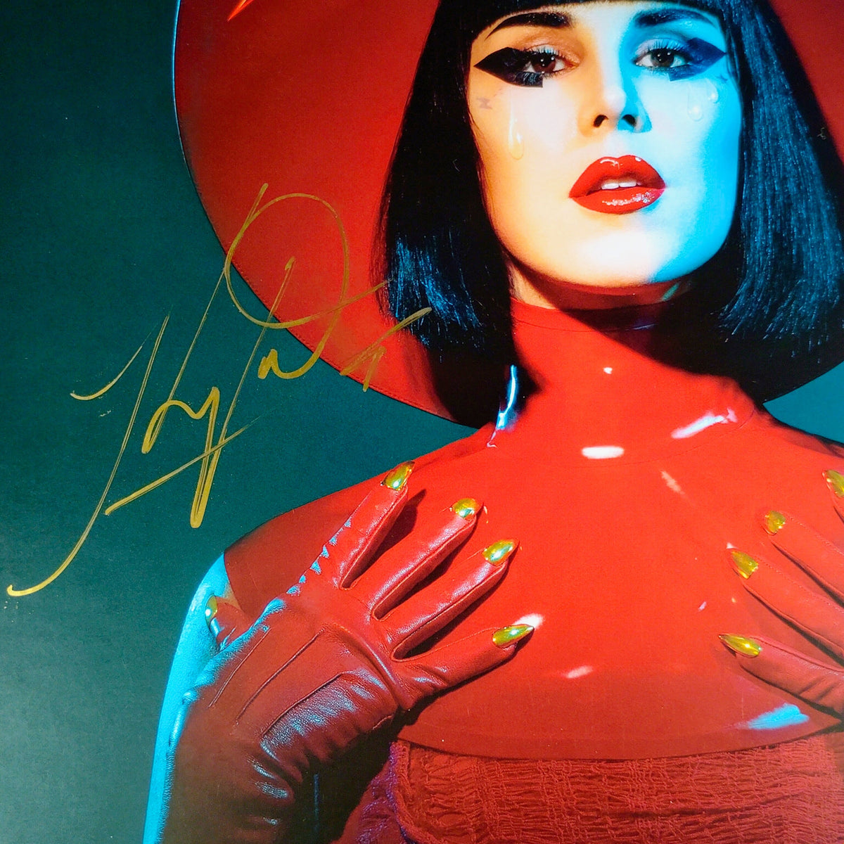 Kat Von Signed Vinyl Beckett BAS