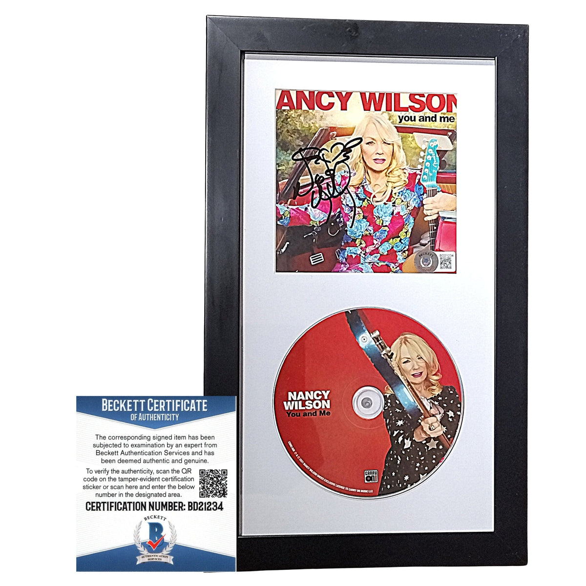 Nancy Wilson Signed You Autographed Photo Beckett BAS