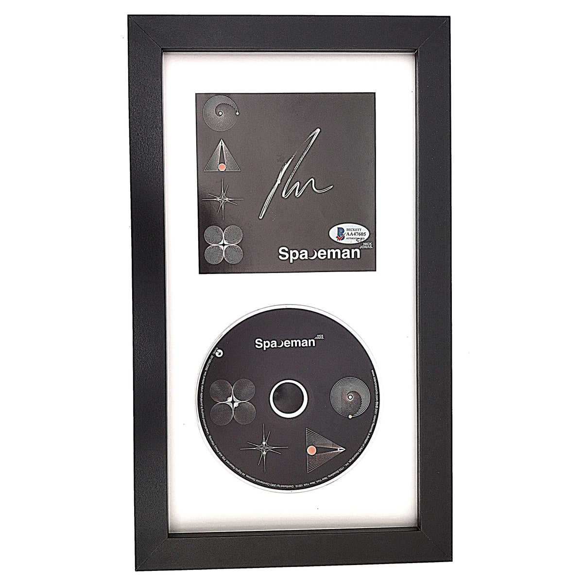 Nick Jonas Signed Spaceman Photo Beckett BAS