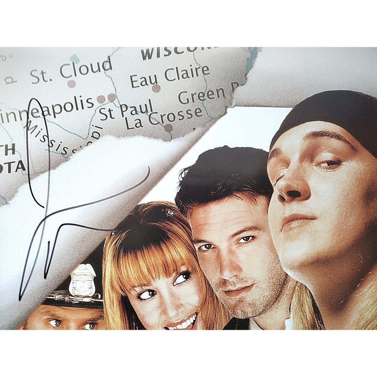 Jason Mewes Kevin Smith Autographed Autograph Poster Beckett BAS