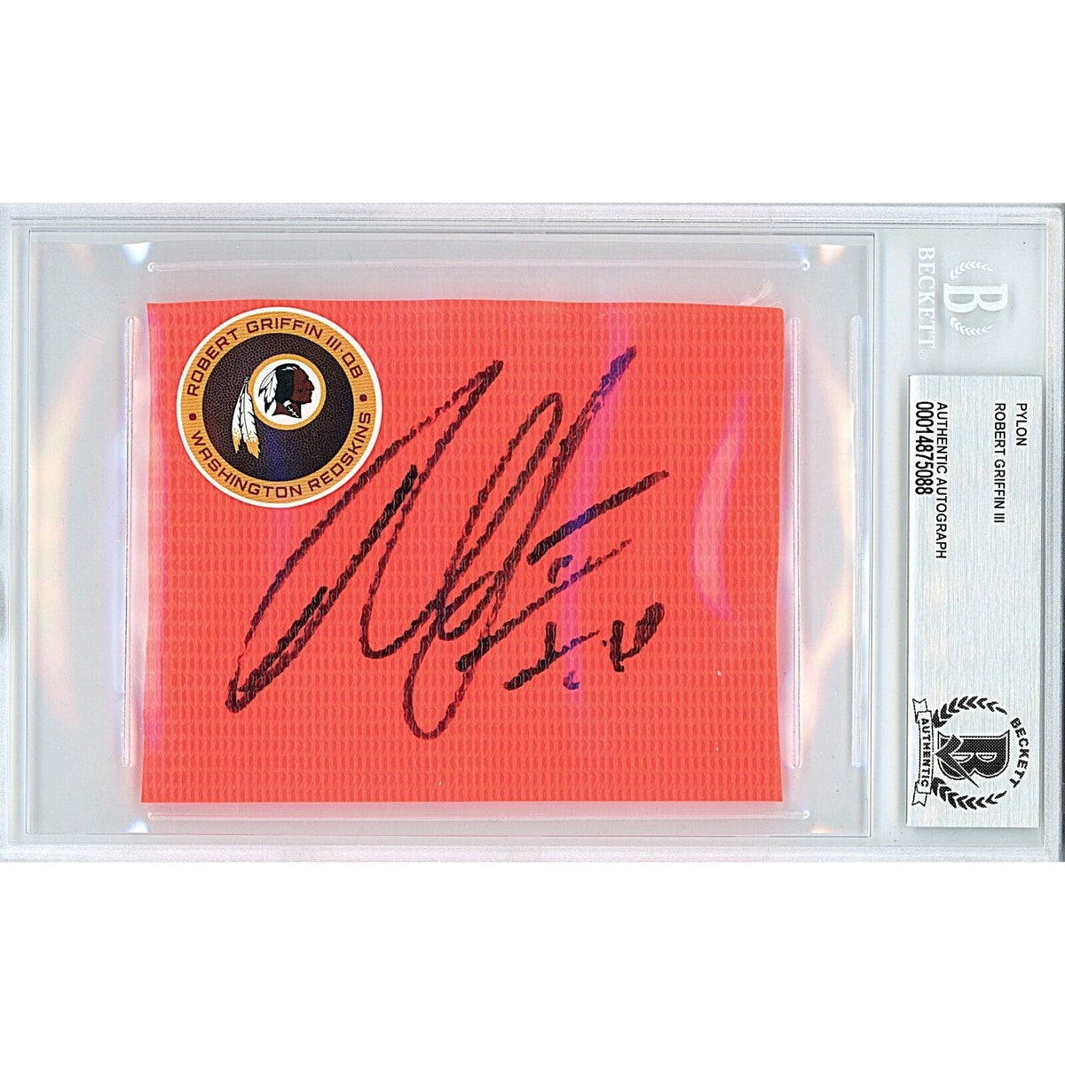Robert Griffin Autographed Cut Signature Beckett BAS