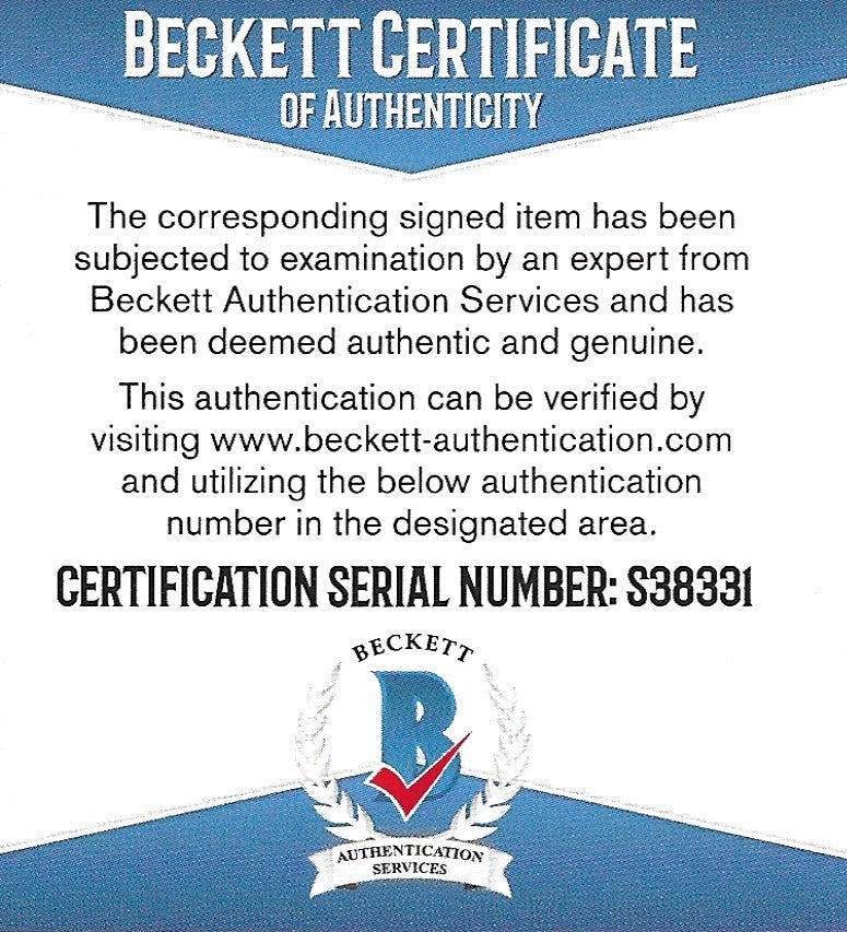 Adam Oates Autographed Anaheim Ducks Auto Photo Beckett BAS