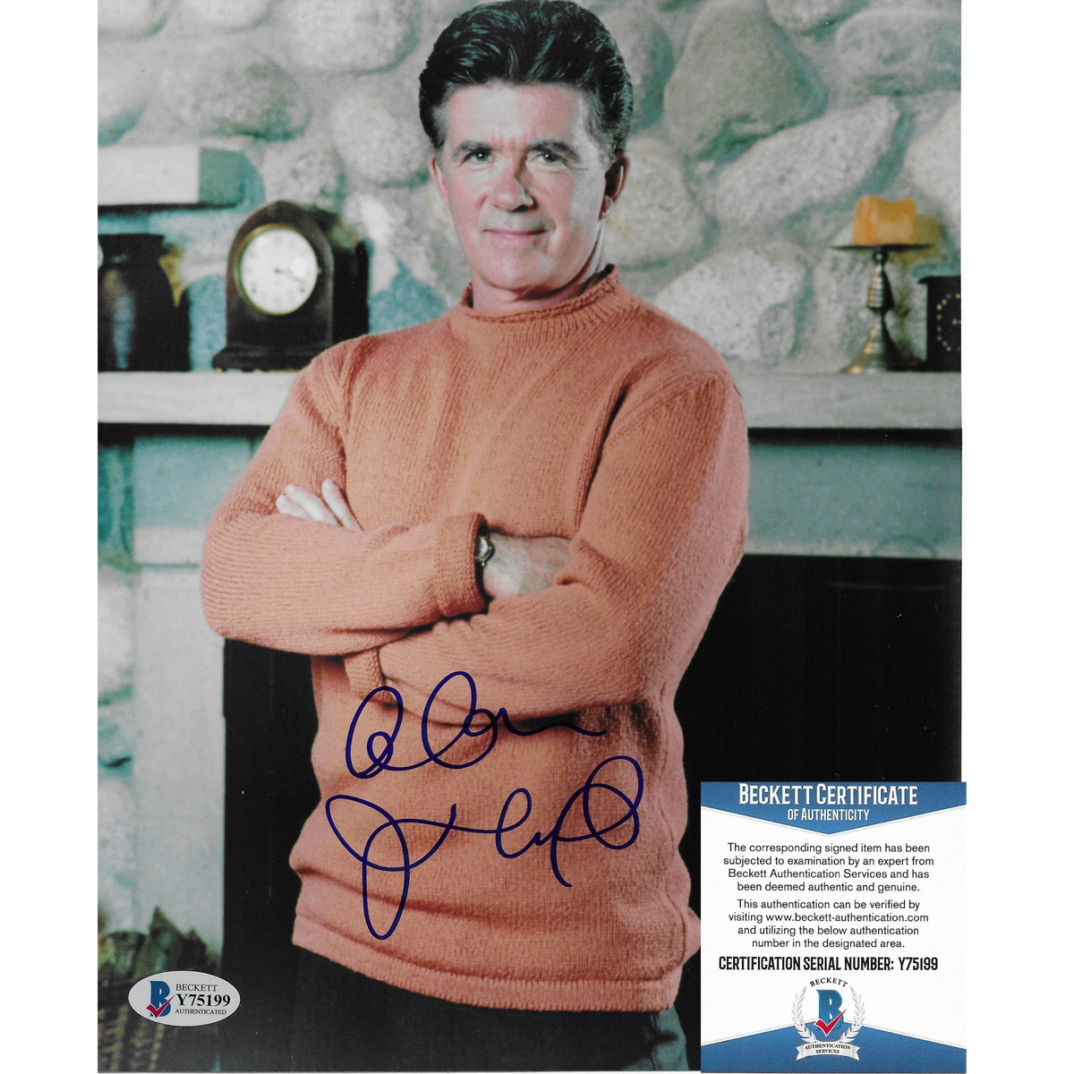 Alan Thicke Autographed Growing Pains Signed Photo Beckett BAS