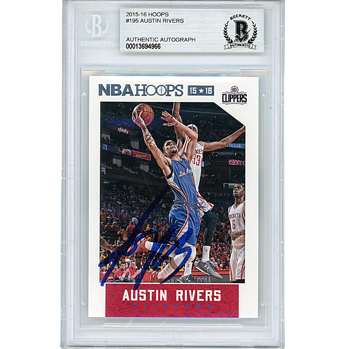 Austin Rivers Autographed Trading Card Beckett BGS