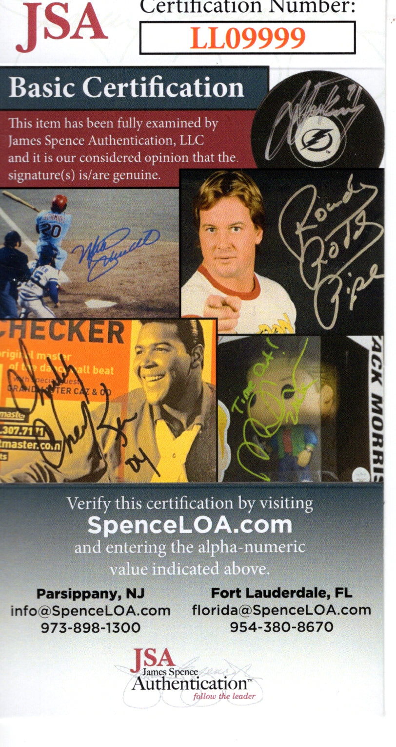 Bill Goldberg Signed Memorabilia JSA