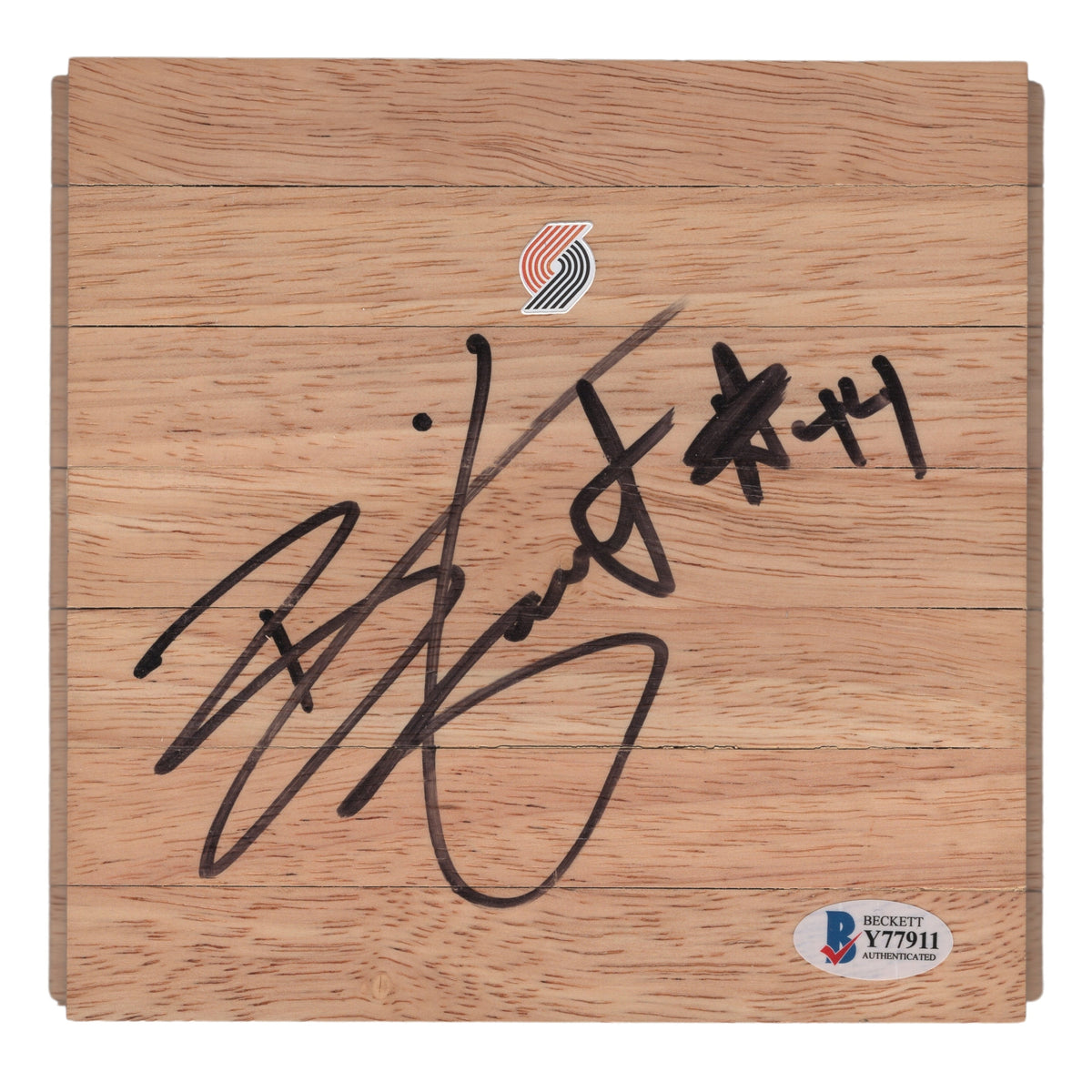 Brian Grant Portland Trail Blazers Signed Jersey Beckett BAS