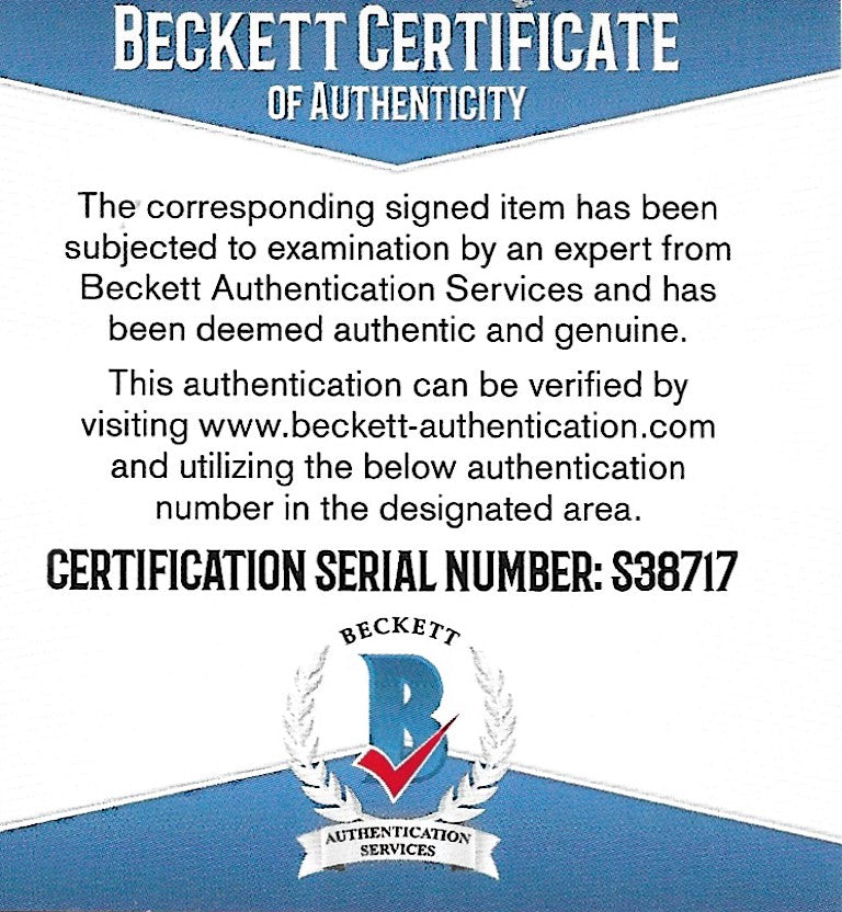 Cal Ripken Jr And Billy Autograph Baseball Beckett BAS