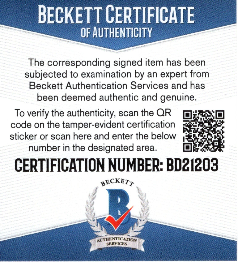 Cam Talbot Autographed Minnesota Wild Auto Photo Beckett BAS