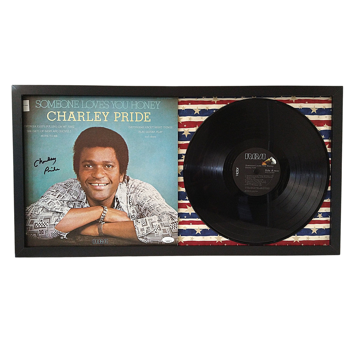 Charley Pride Autographed Somebody Loves Vinyl JSA