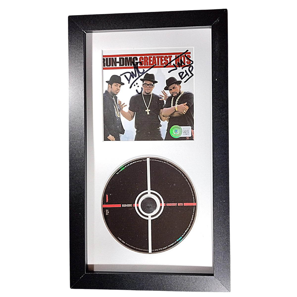 Darryl Mcdaniels Autographed Run Cd Beckett BAS