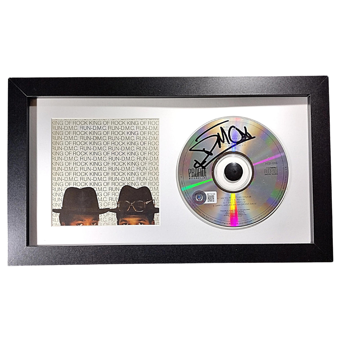Darryl Mcdaniels Autographed Run Cd Beckett BAS