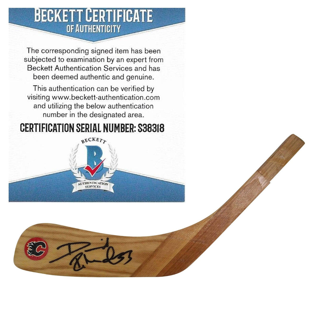 David Rittich Calgary Flames Autographed Photo Beckett BAS
