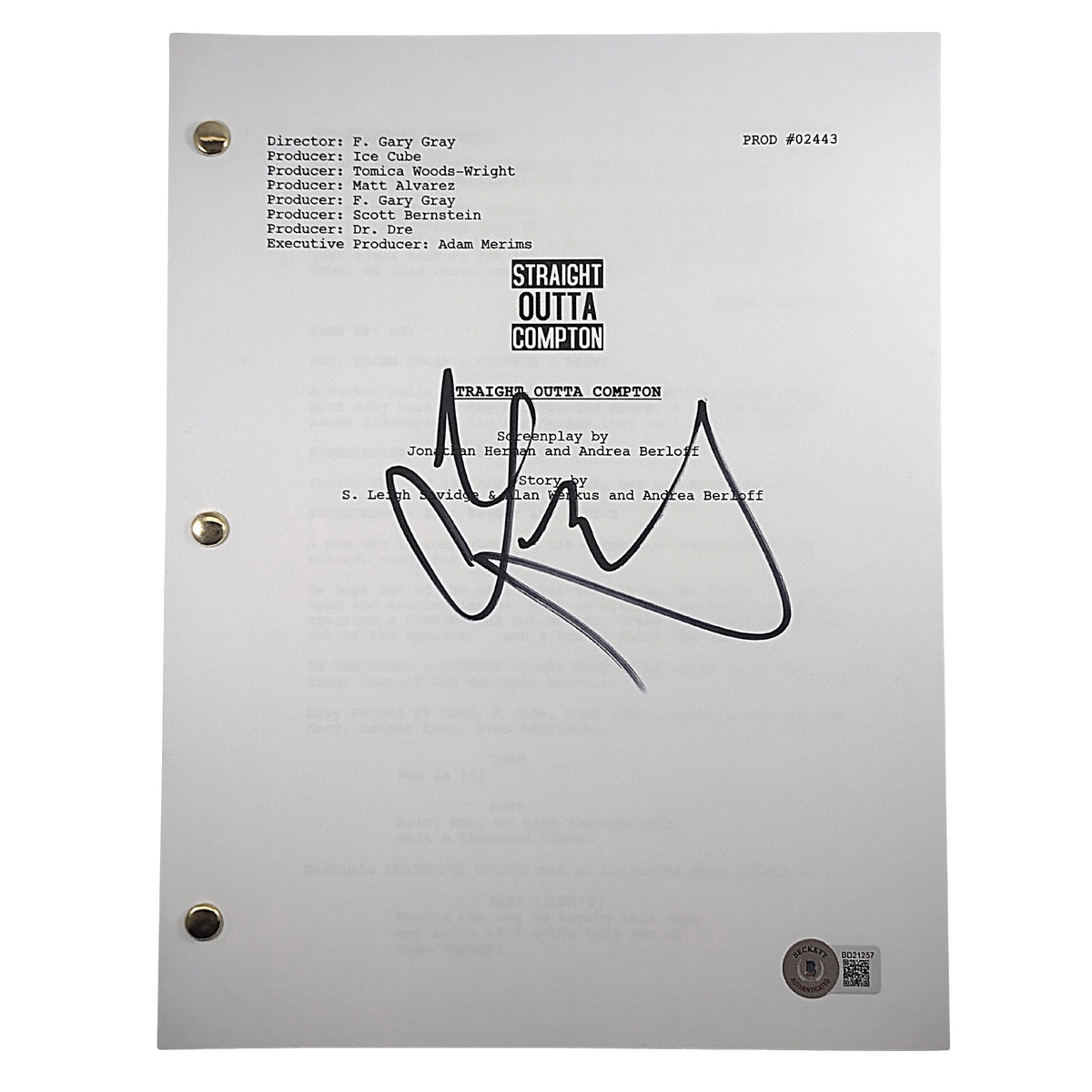 Dj Yella Autographed Signed Photo Beckett BAS