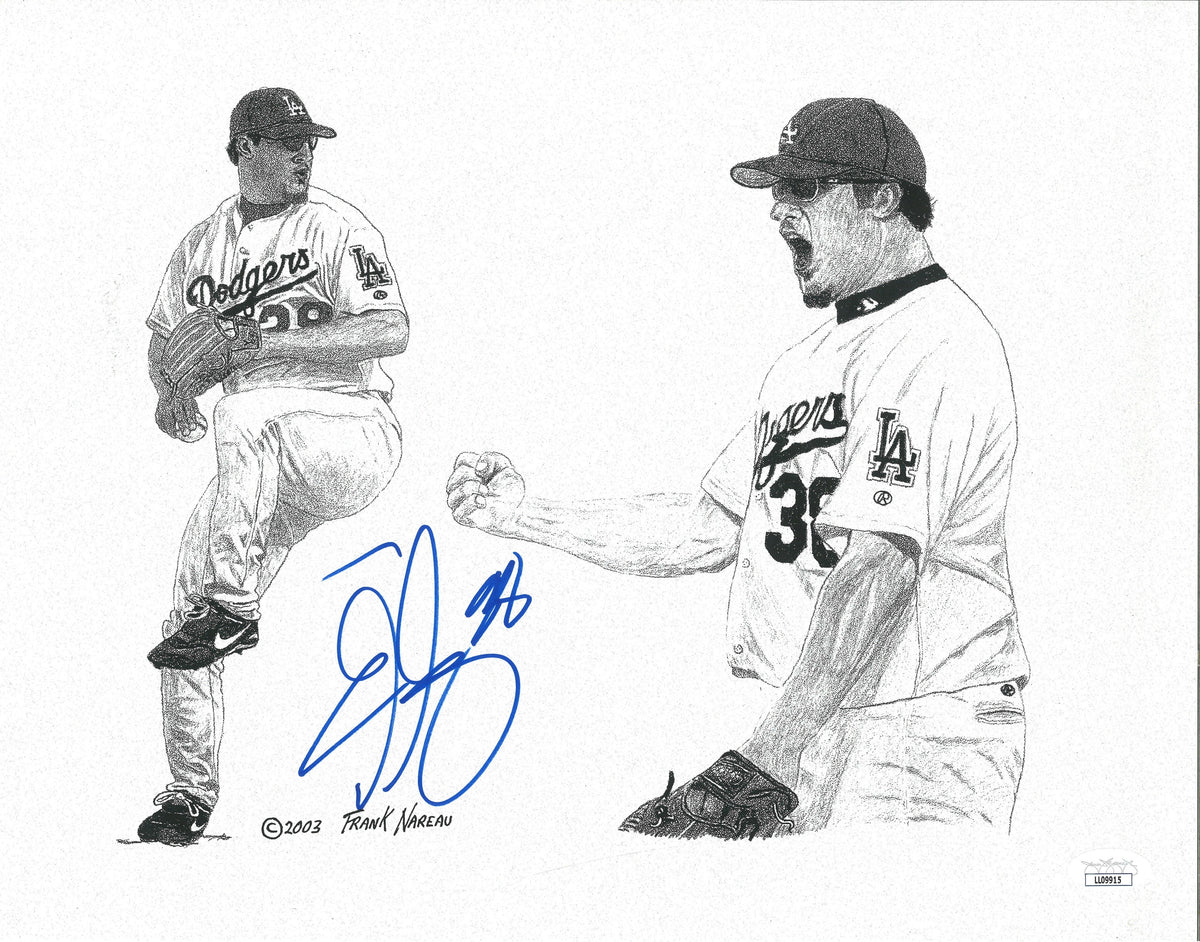 Eric Gagne Los Angeles Dodgers Signed Trading Card JSA