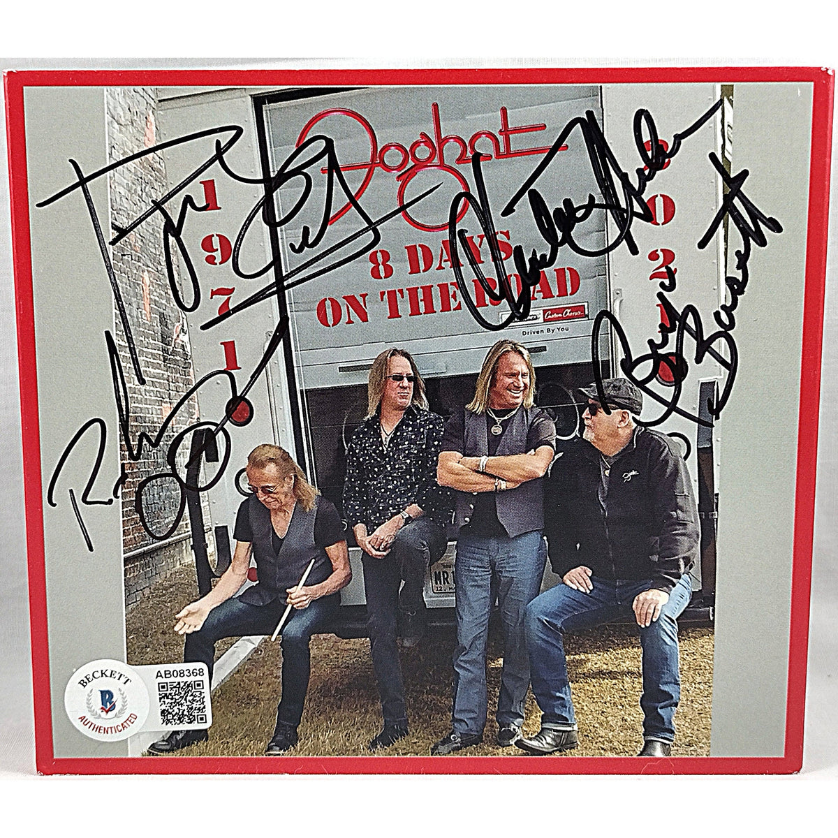 Foghat Band Signed Autographed Photo Beckett BAS