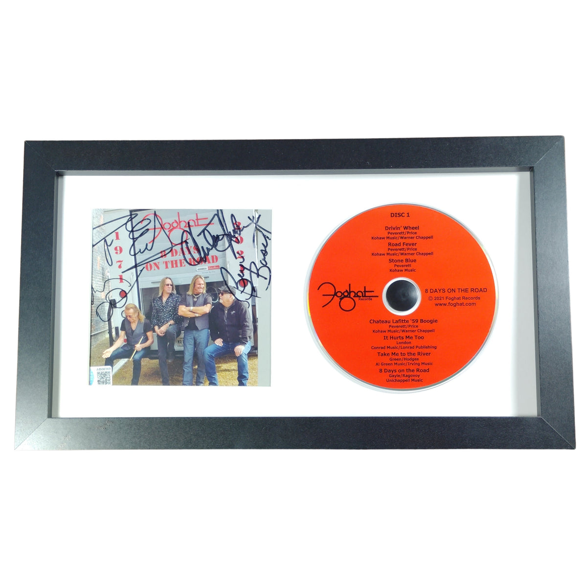 Foghat Band Autographed Autograph Photo Beckett BAS