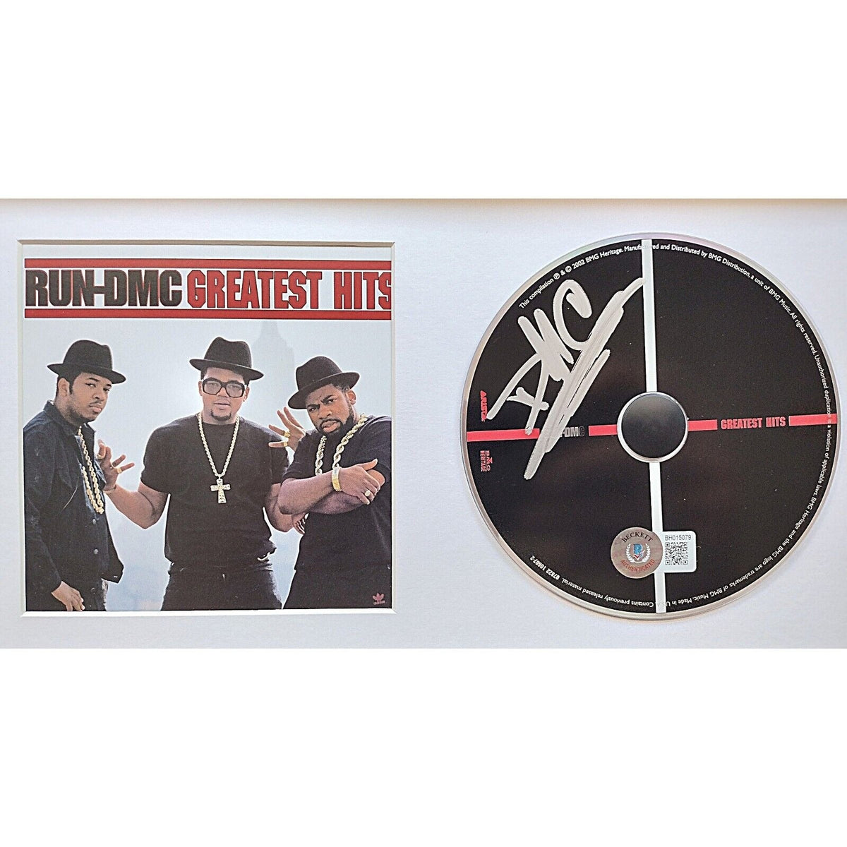 Darryl Mcdaniels Autographed Run Autograph Cd Beckett BAS
