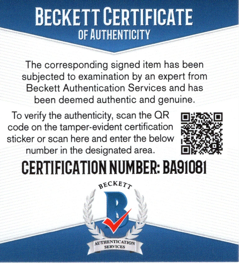 Jarrett Jack Toronto Raptors Autographed Auto Trading Card Beckett BAS