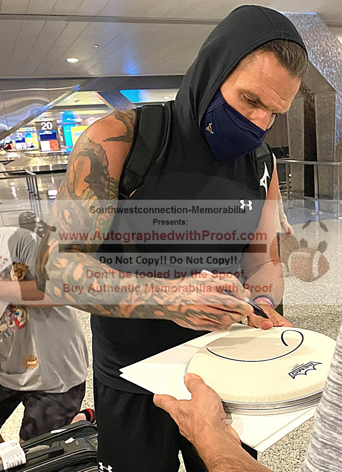 Jeff Hardy Signed Trading Card Beckett BAS