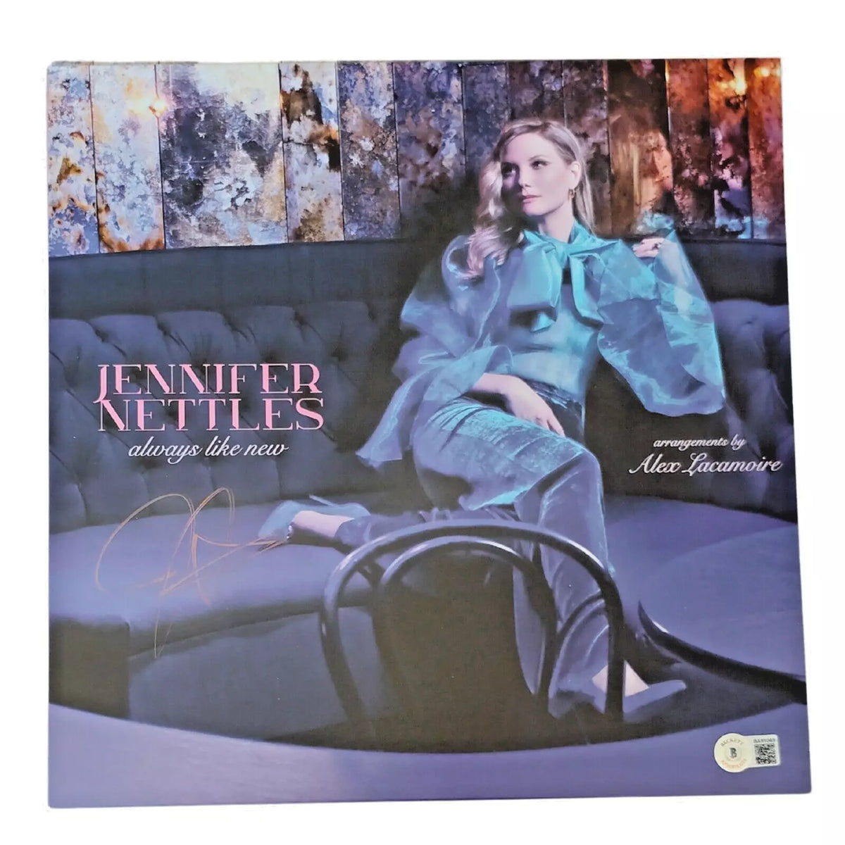 Jennifer Nettles Autographed Always Like Vinyl Beckett BAS