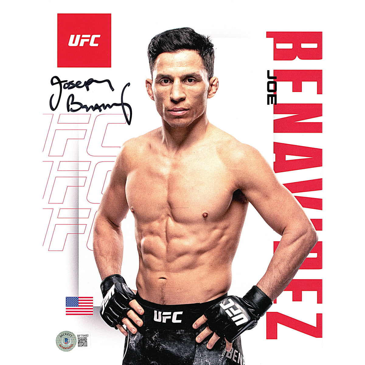 Joe Benavidez Autographed Trading Card Beckett BAS