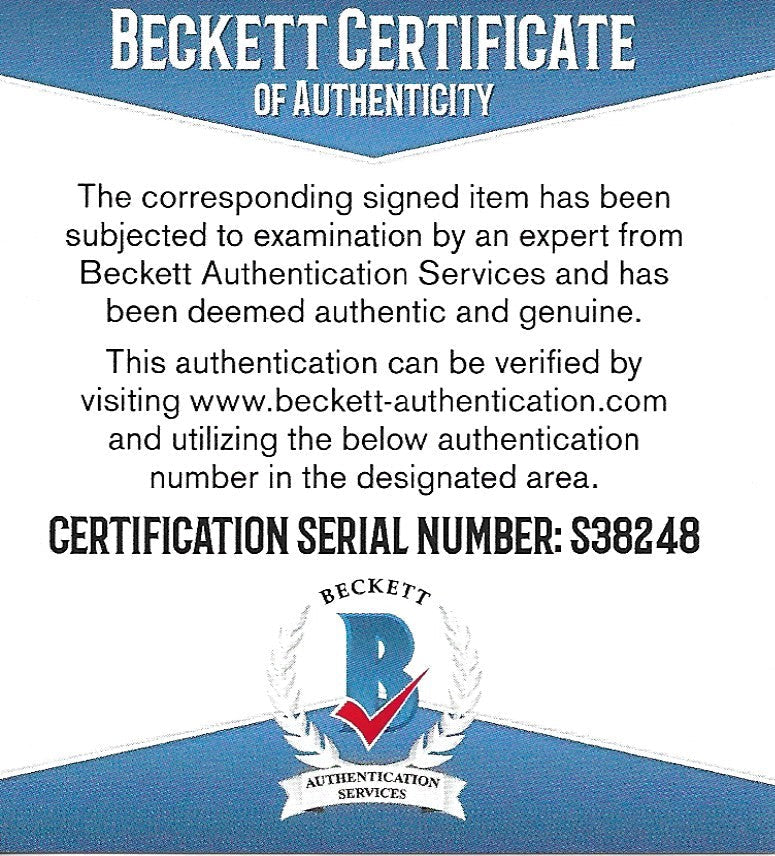 Larry Foote Pittsburgh Steelers Autographed Auto Trading Card Beckett BAS