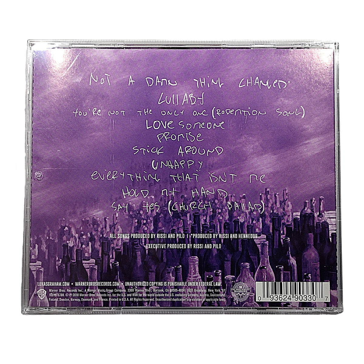 Lukas Graham Autographed Cd Beckett BAS