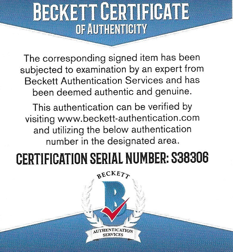 Mark Jankowski Autographed Calgary Flames Auto Photo Beckett BAS
