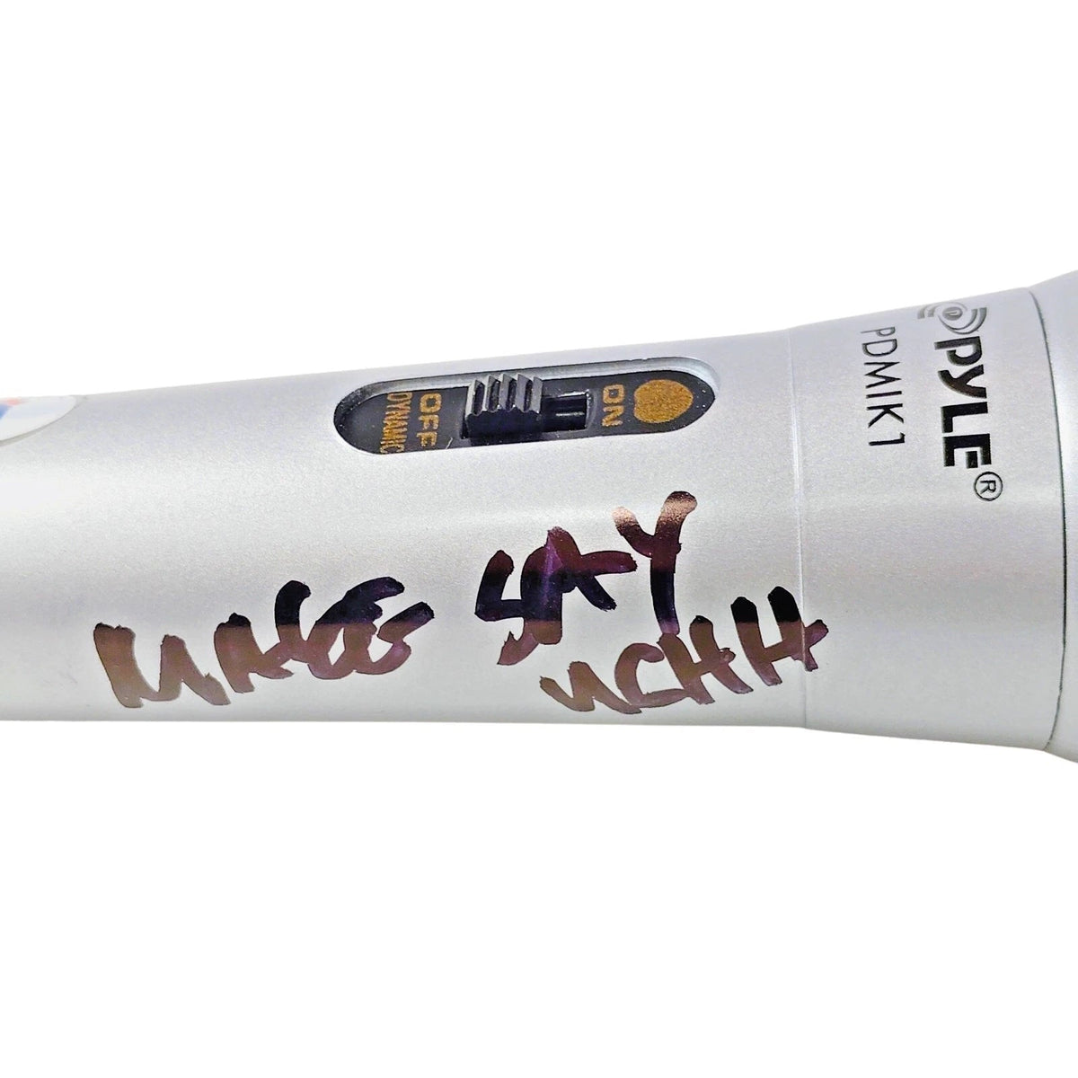 Master Signed Microphone Make Say Ughh Autograph Trading Card Beckett BAS