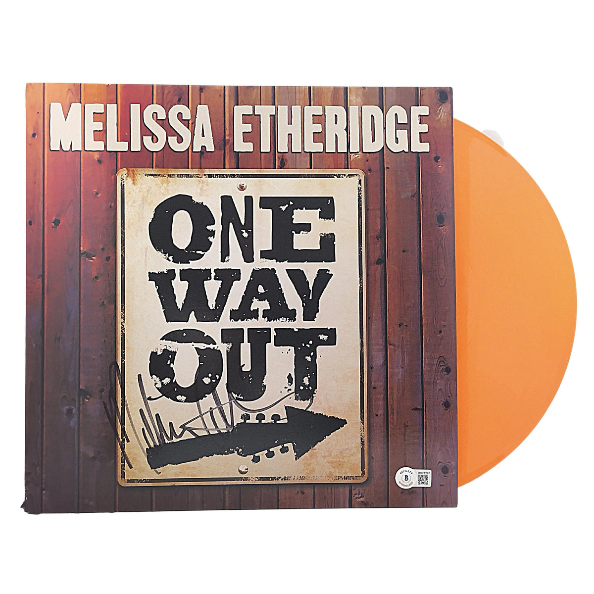 Melissa Etheridge Signed One Way Autograph Photo Beckett BAS