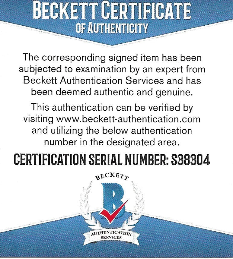 Melker Karlsson Signed San Jose Auto Photo Beckett BAS