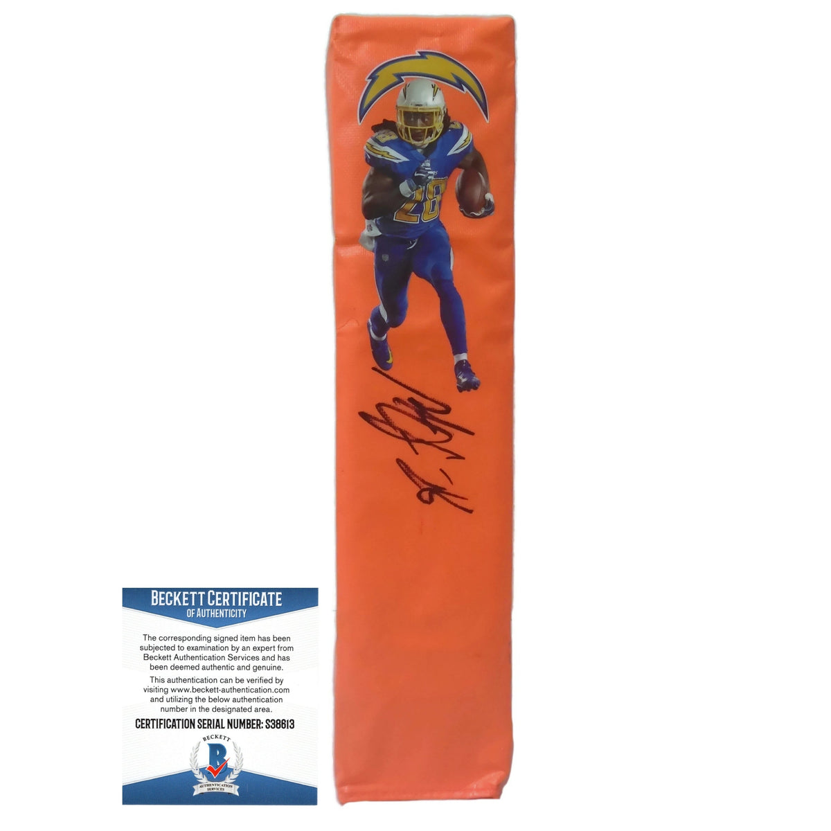 Melvin Gordon Signed Autographed Photo Beckett BAS