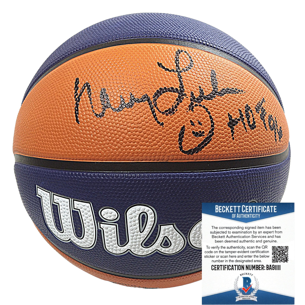 Nancy Lieberman Signed Phoenix Mercury Autographed Photo Beckett BAS