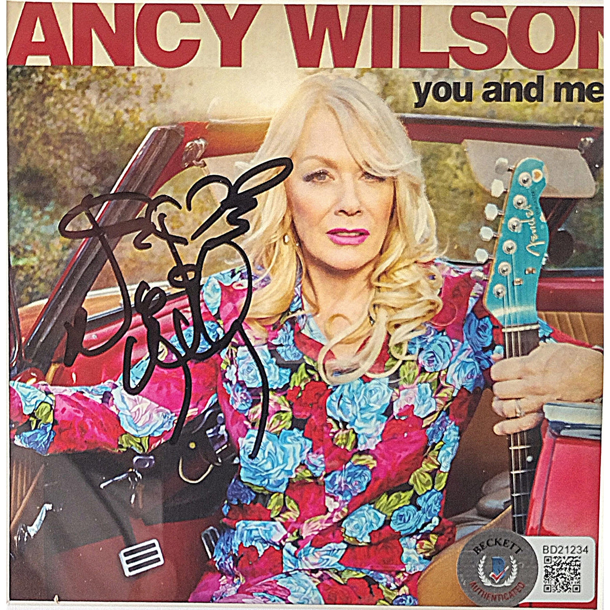 Nancy Wilson Signed You Autograph Photo Beckett BAS