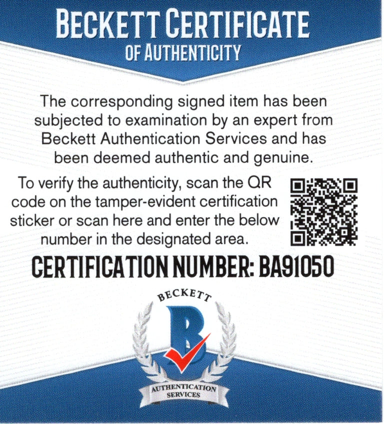 Ice Cube Autograph Trading Card Beckett BAS