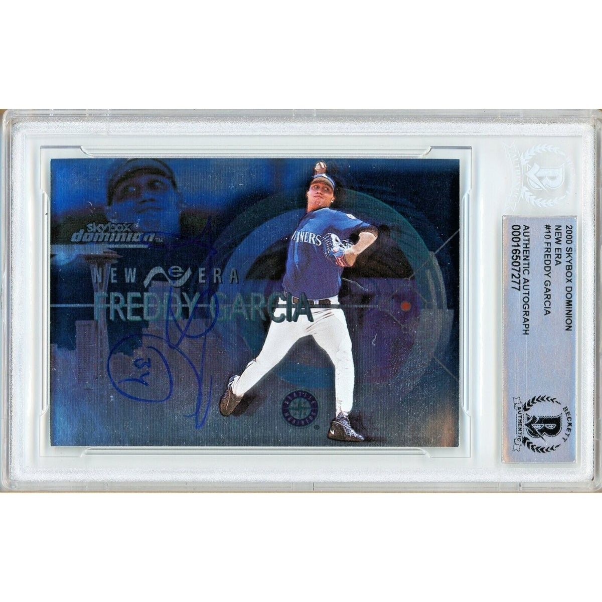 Freddy Garcia Seattle Mariners Autographed Trading Card Beckett BAS