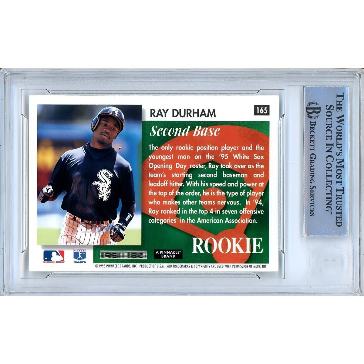 Ray Durham Chicago White Sox Signed Trading Card Beckett BAS