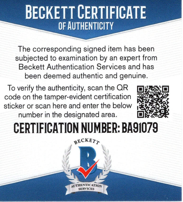 Rashard Lewis Signed Orlando Magic Auto Photo Beckett BAS