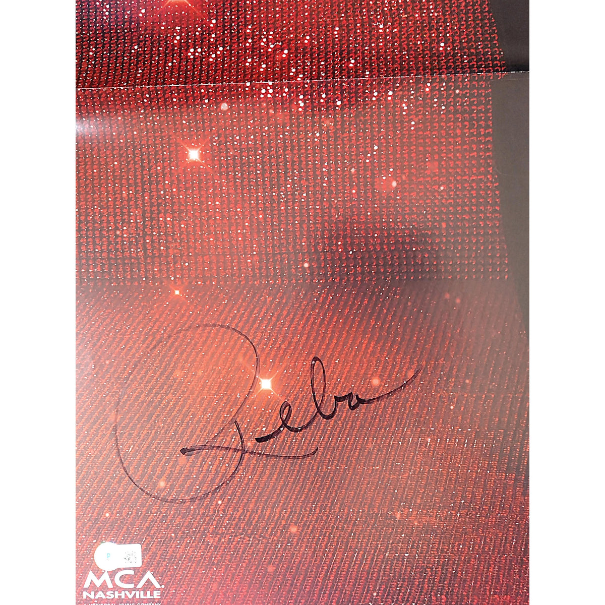 Reba Inch Poster Country Music Auto Photo Beckett BAS