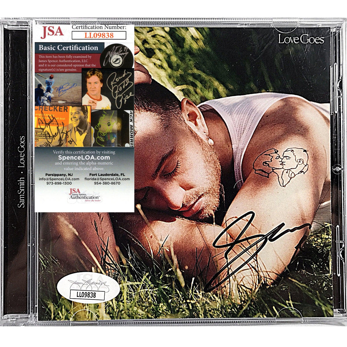 Sam Smith Signed Love Goes Autographed Photo JSA