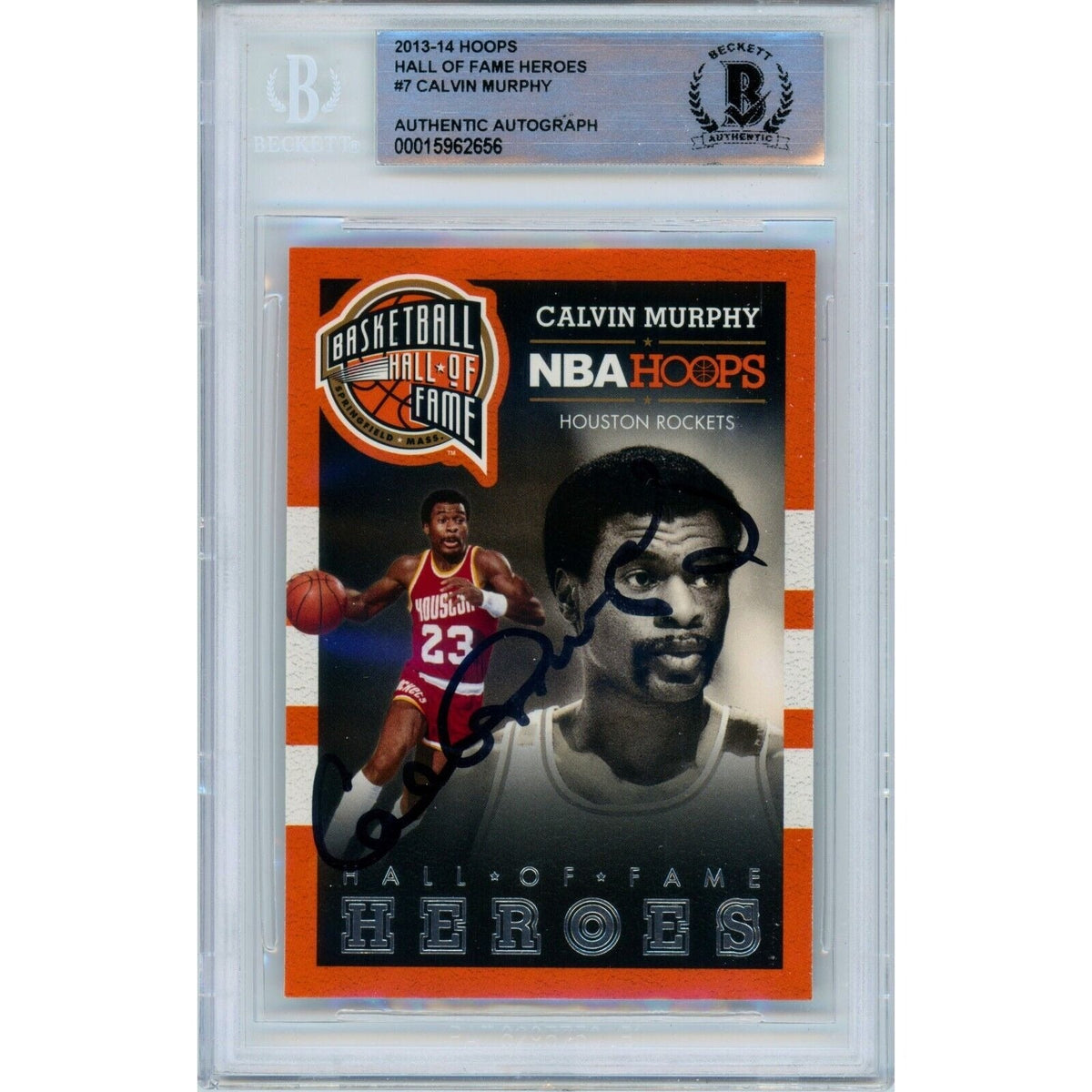 Calvin Murphy Panini Hall Autographed Trading Card Beckett BAS