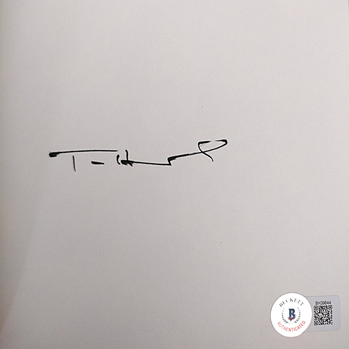 Tom Hanks Signed The Making Book Beckett BAS