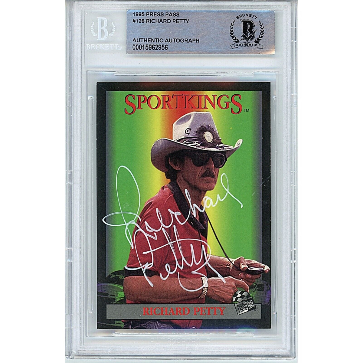 Richard Petty Signed Autographed Trading Card PSA